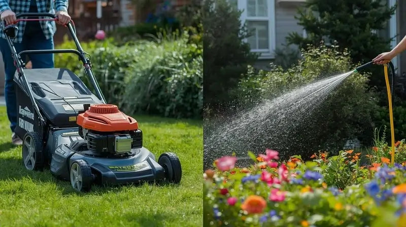 Rasen nach dem Mähen wässern – Darf man das überhaupt?