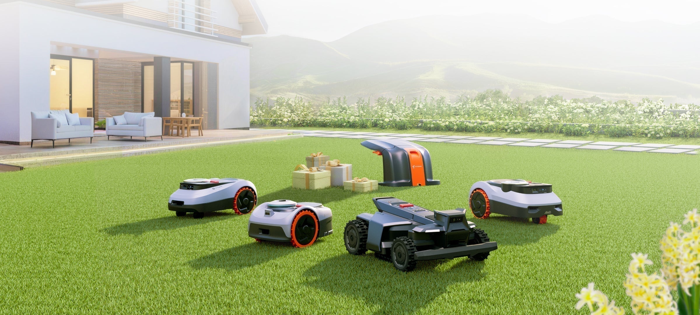 Neue Mähroboter-Serien im Überblick