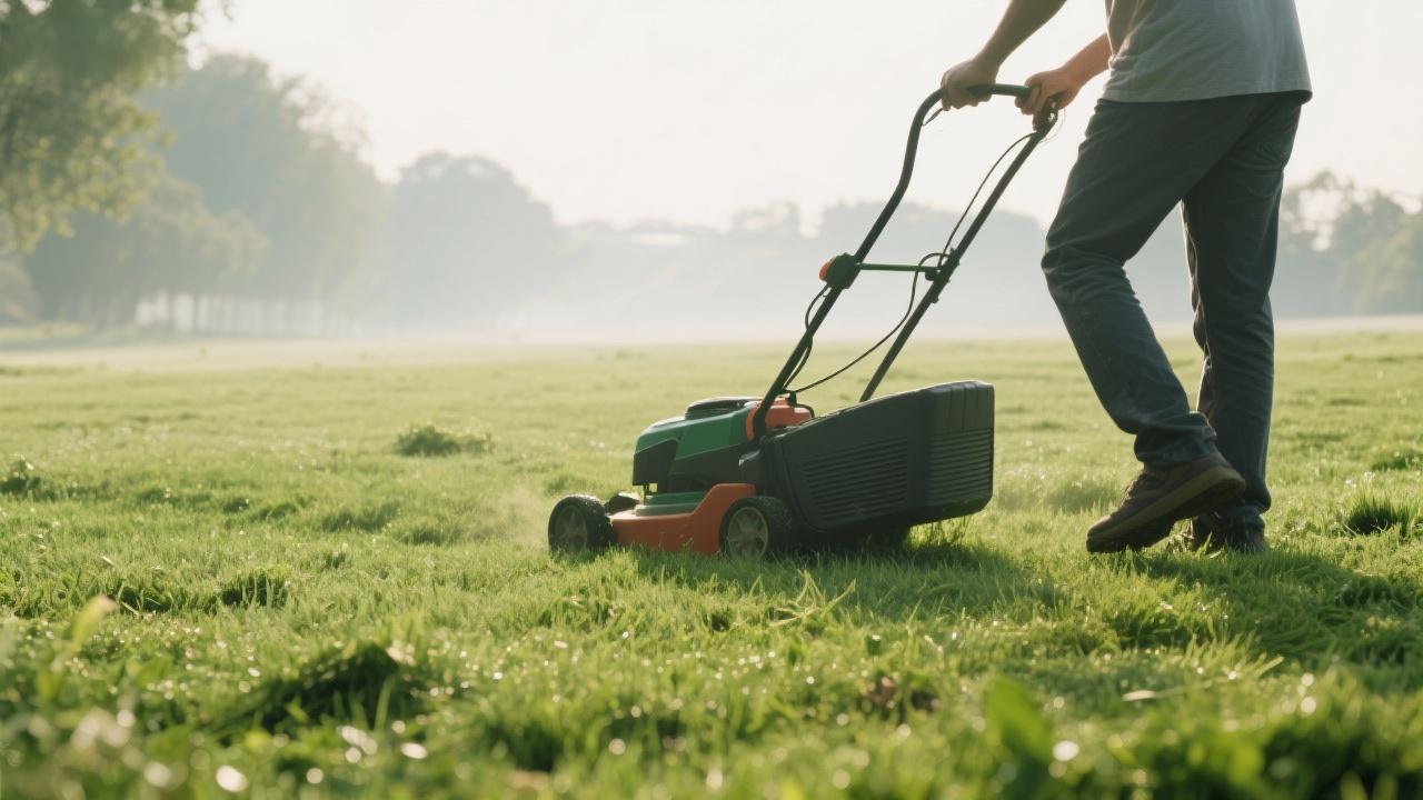 Rasen mähen am Samstag