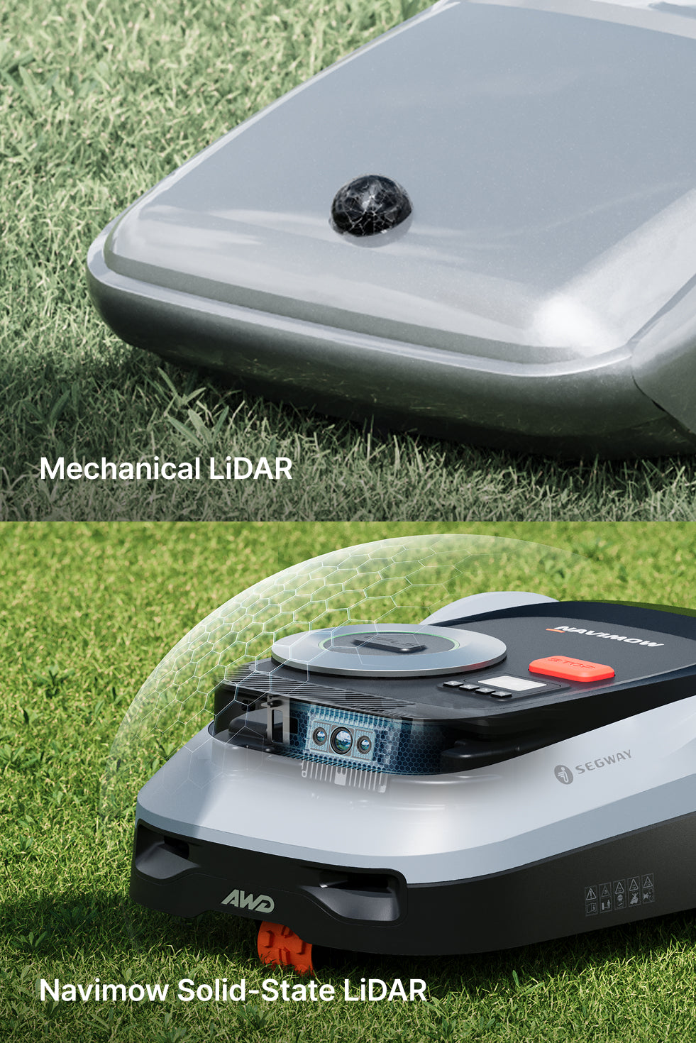 <p>· Externe LiDAR zerkratzen schnell<br/>· Rotationsstruktur weniger belastbar</p>