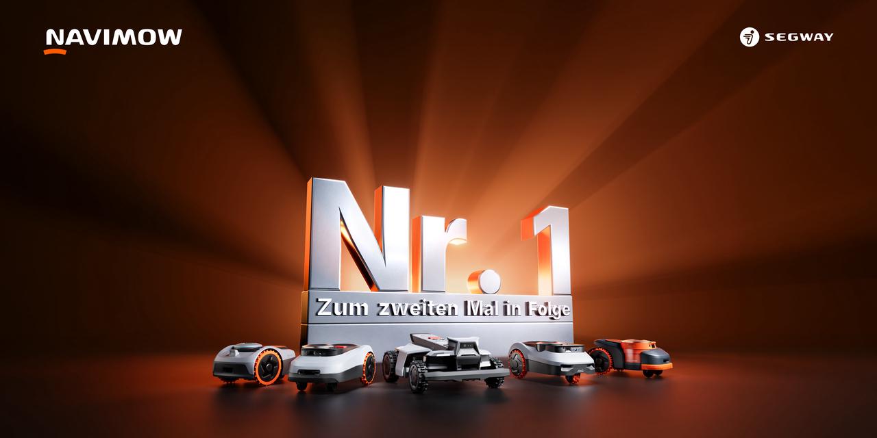 Navimow zum zweiten Mal in Folge NR.1