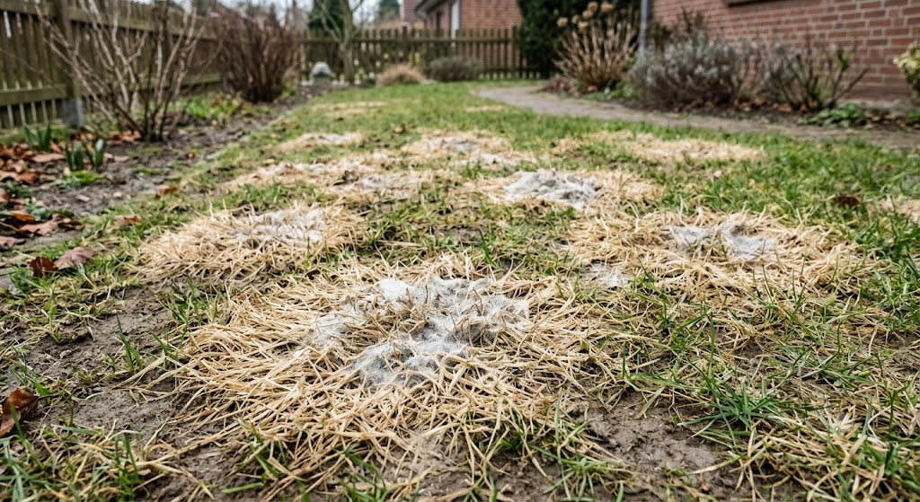 Schneeschimmel im Rasen