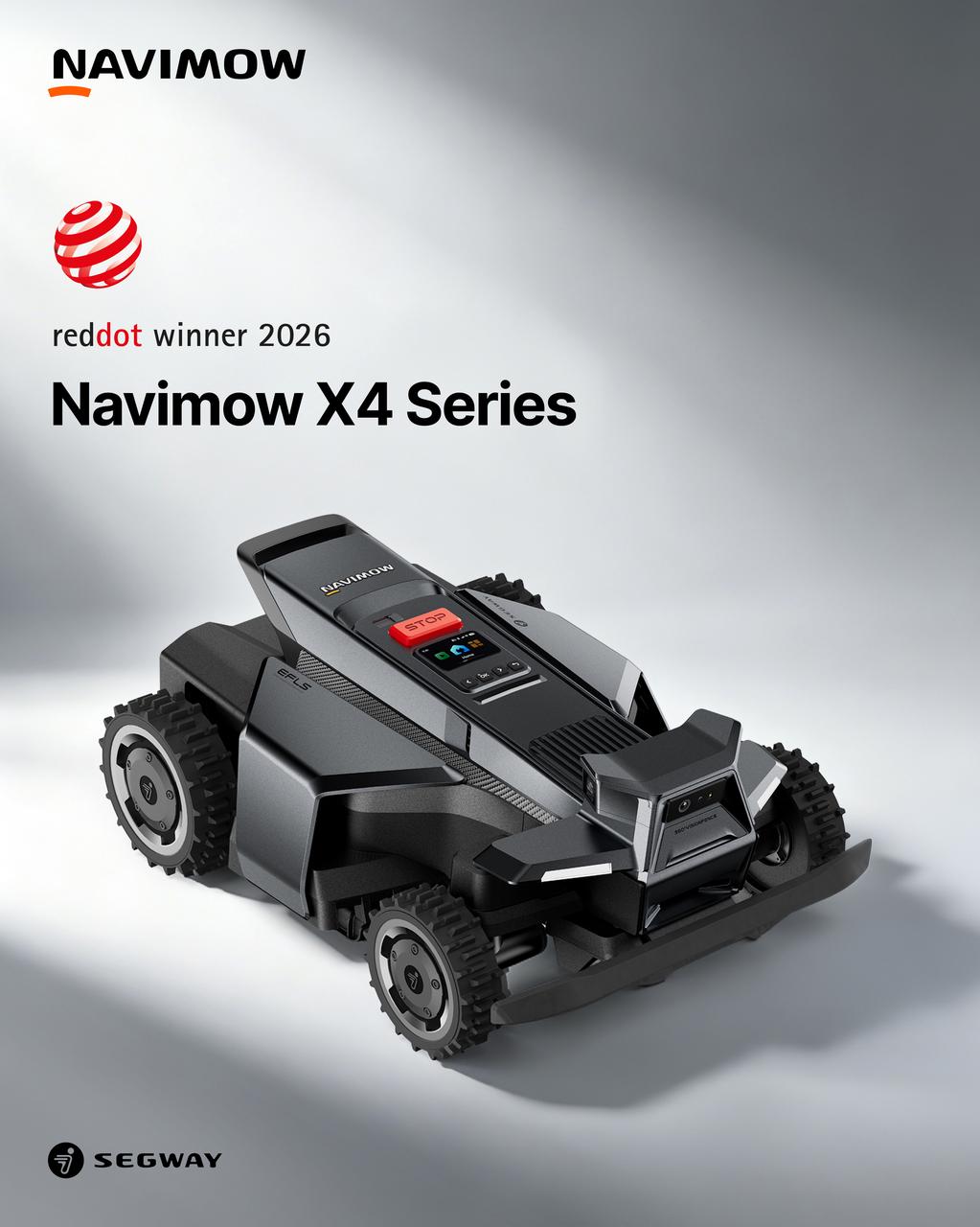 Segway Navimow gewinnt zwei Red Dot Design Awards 2026