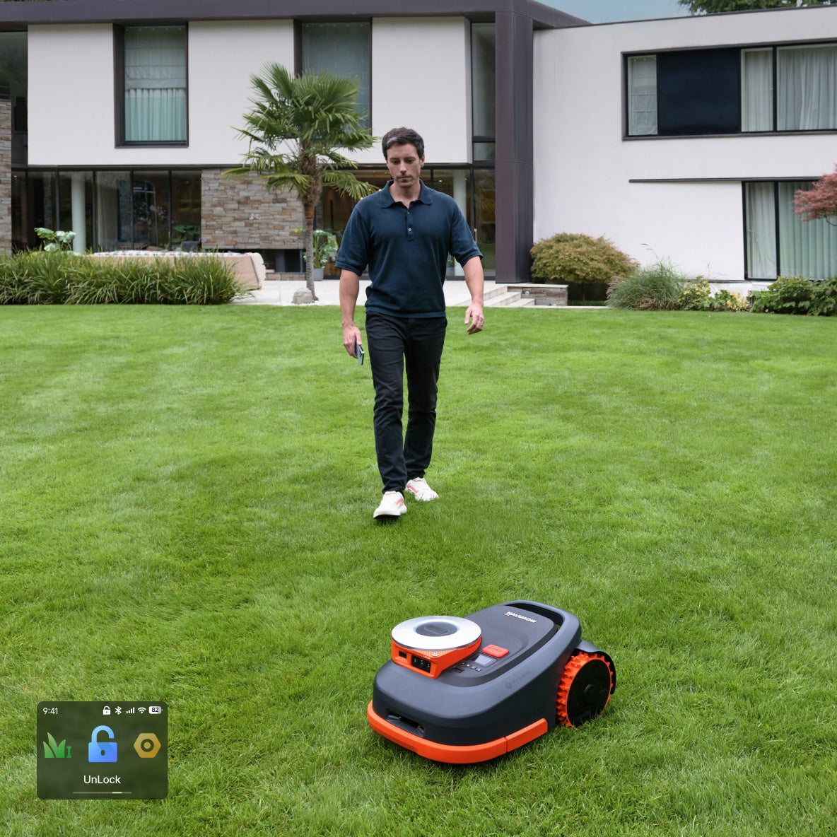 <p>Alarms disable automatically when your phone is nearby.</p>