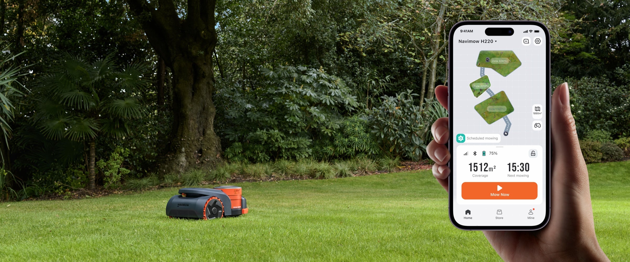 <p>Verwalten Sie Zeitpläne, Zonen und Höheneinstellungen jederzeit und überall.</p>