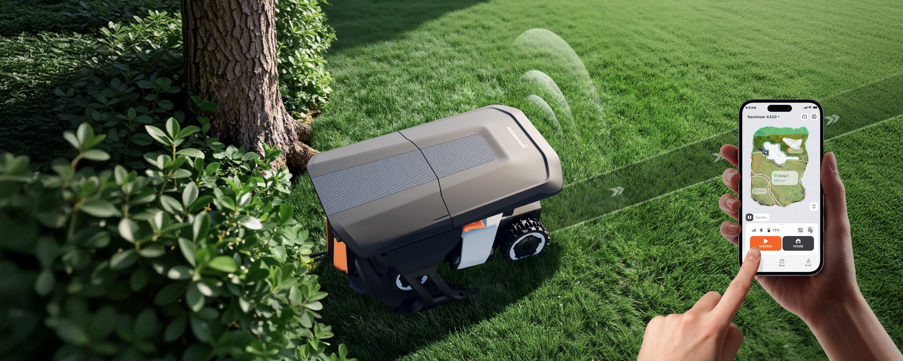 Navimow i105E Mähroboter