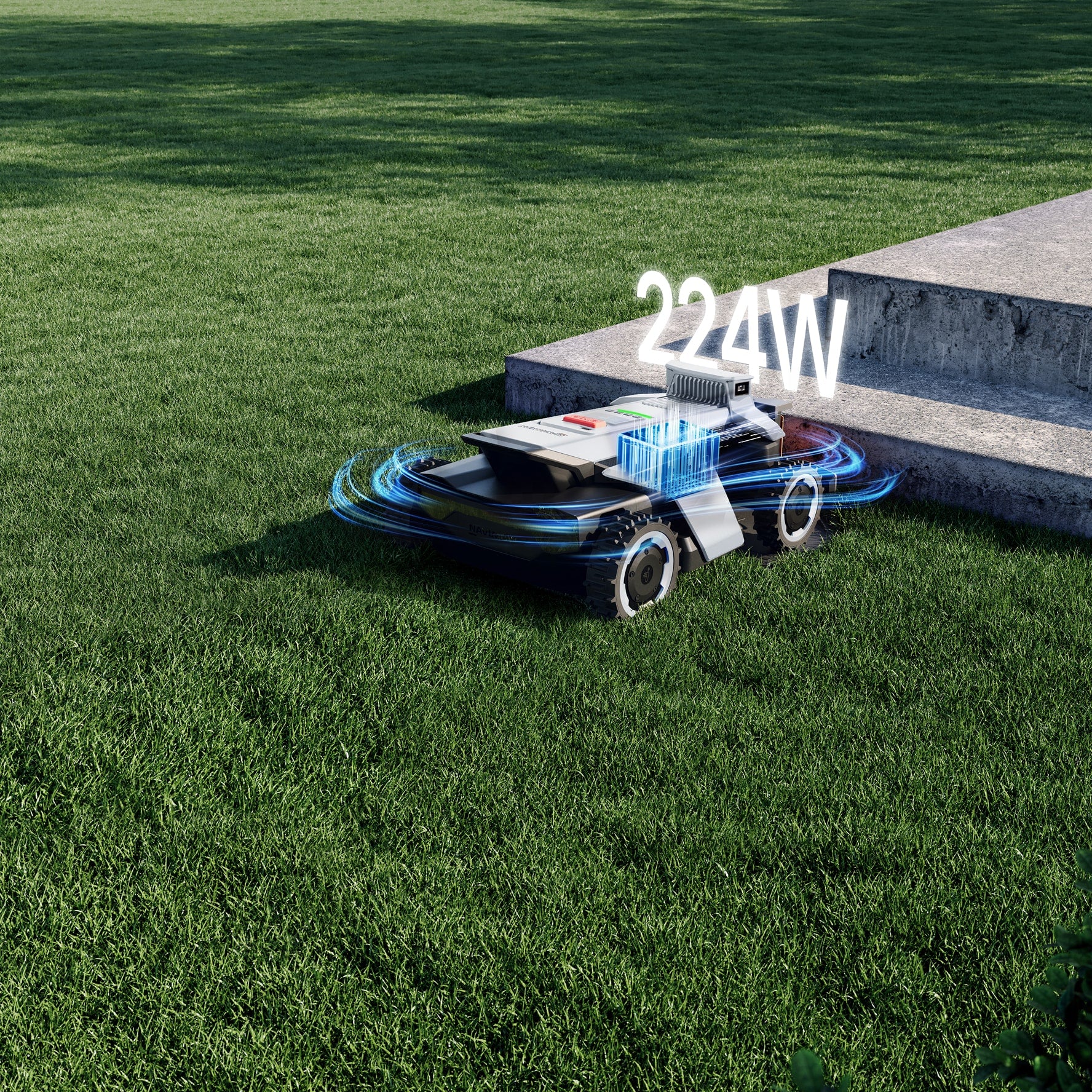 <p>Die 224-W-Ladeleistung reduziert Ausfallzeiten und ermöglicht eine Reichweite von bis zu 900 m² pro Ladung bei einer Ladezeit von ≤ 75 Minuten.⁴</p>