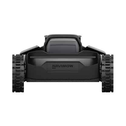 Die Rückseite des Navimow X4 Mähroboters