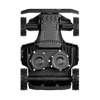 Die Unterseite des Navimow X4 Mähroboters
