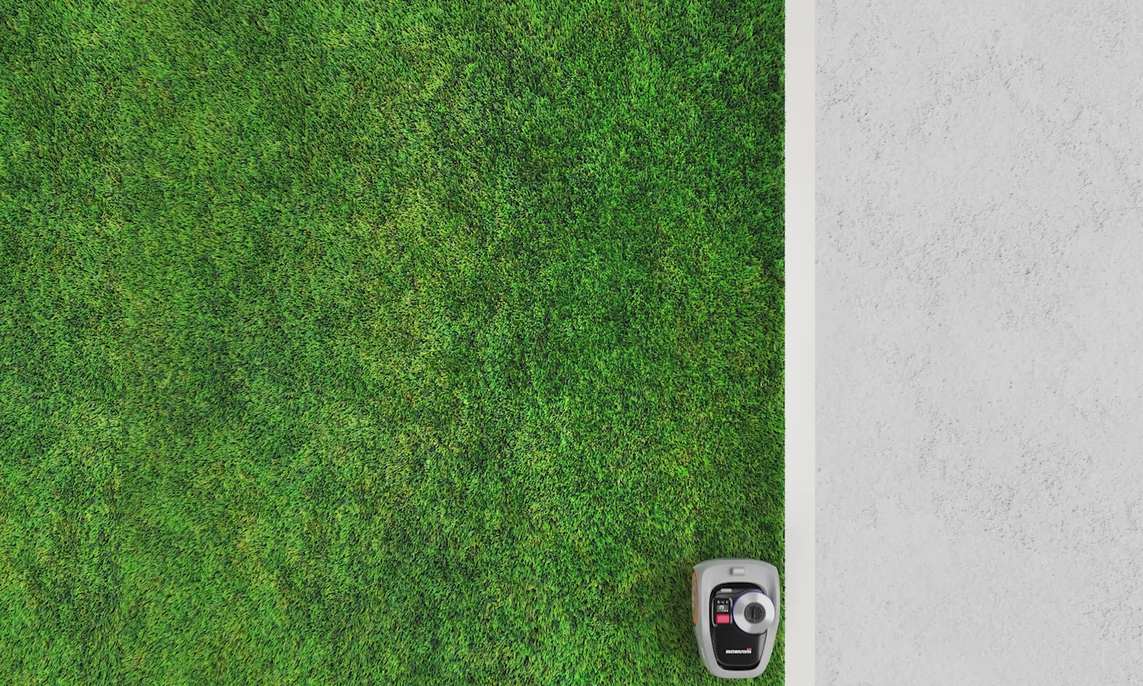 Video laden: <p>Der Navimow schneidet nahe an der Kante und bleibt sicher innerhalb der Kante.</p>