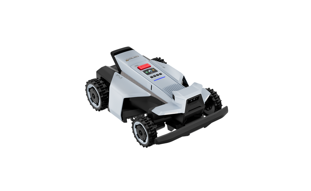 Navimow i105E Mähroboter mäht den Rasen im Garten sehr präzise.